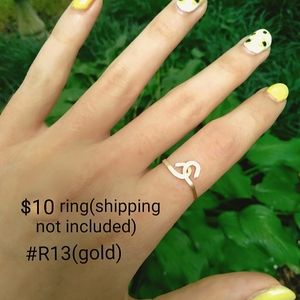#R13 gold ring